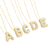 Monique™ | Gouden Initialen Ketting Set