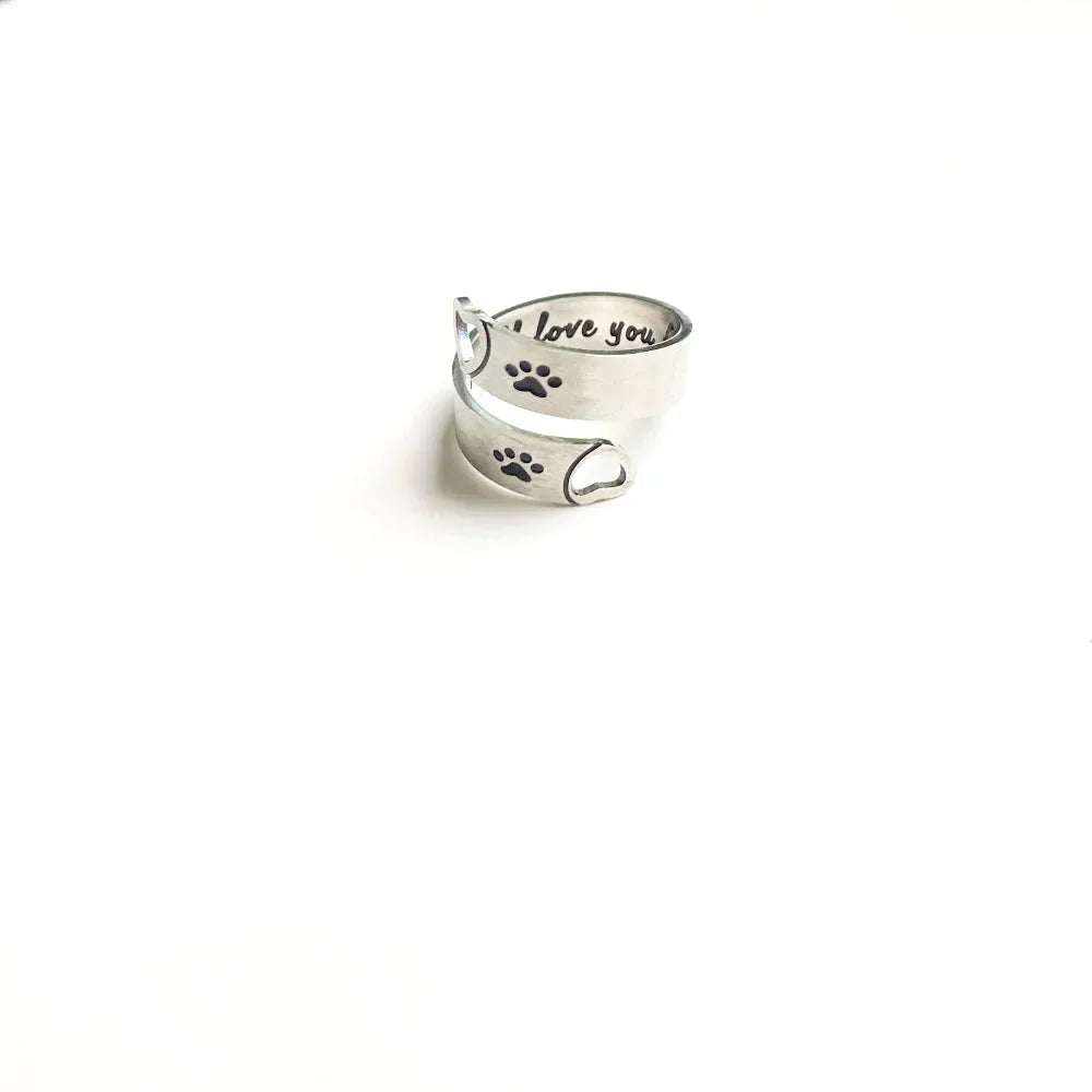 Berg™ | Verstelbare Ring met Pootje en Hart