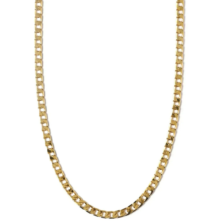 Wieke™ | Platte Gouden Gourmetketting