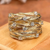 Vintage™ | Gouden Ring met Kristal