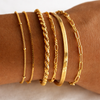 Corrie™ | Gouden Armbanden Set