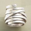 Guus™ | Brede Zilveren Ring