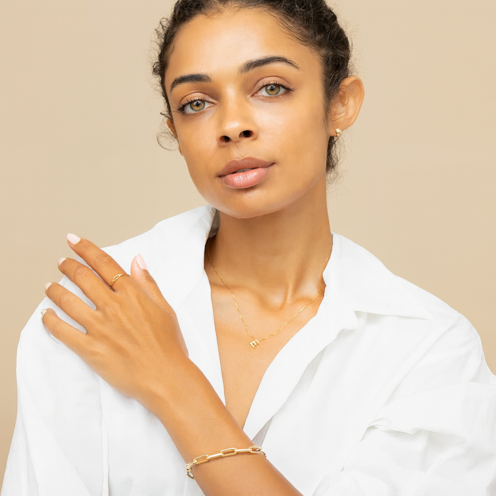 Simone™ | Gouden Initialen Ketting