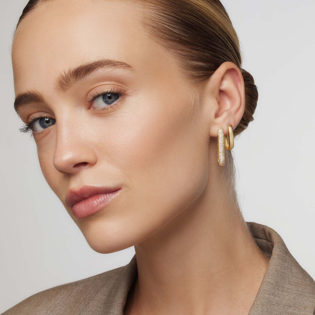 Gerda™ | Grote Gouden Hoepel Oorbellen