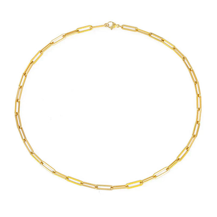 Saskia™ | Gouden Schakelketting