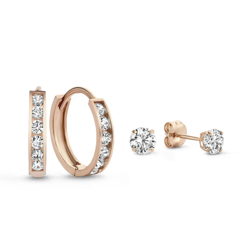 Floor™ | Gouden Oorbellen Set