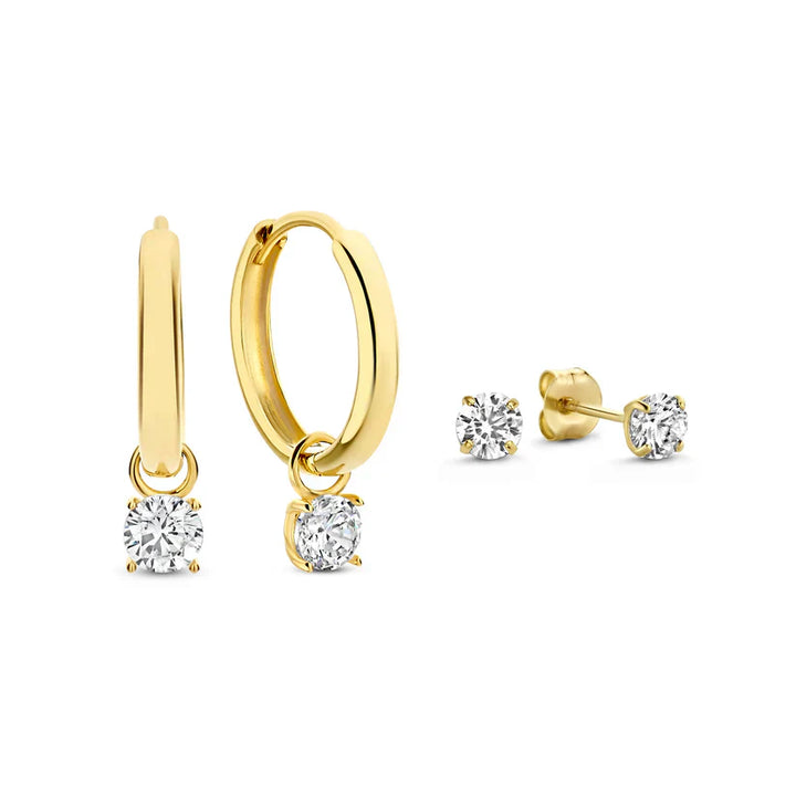 Alie™ | Gouden Oorbellen Set