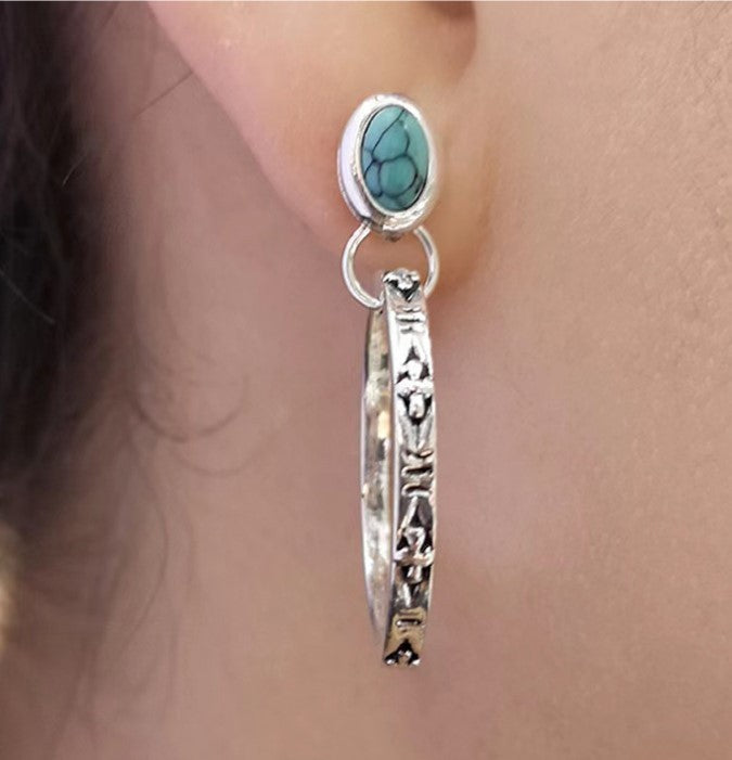 Jet™ | Onyx Oorbellen in Boho Stijl