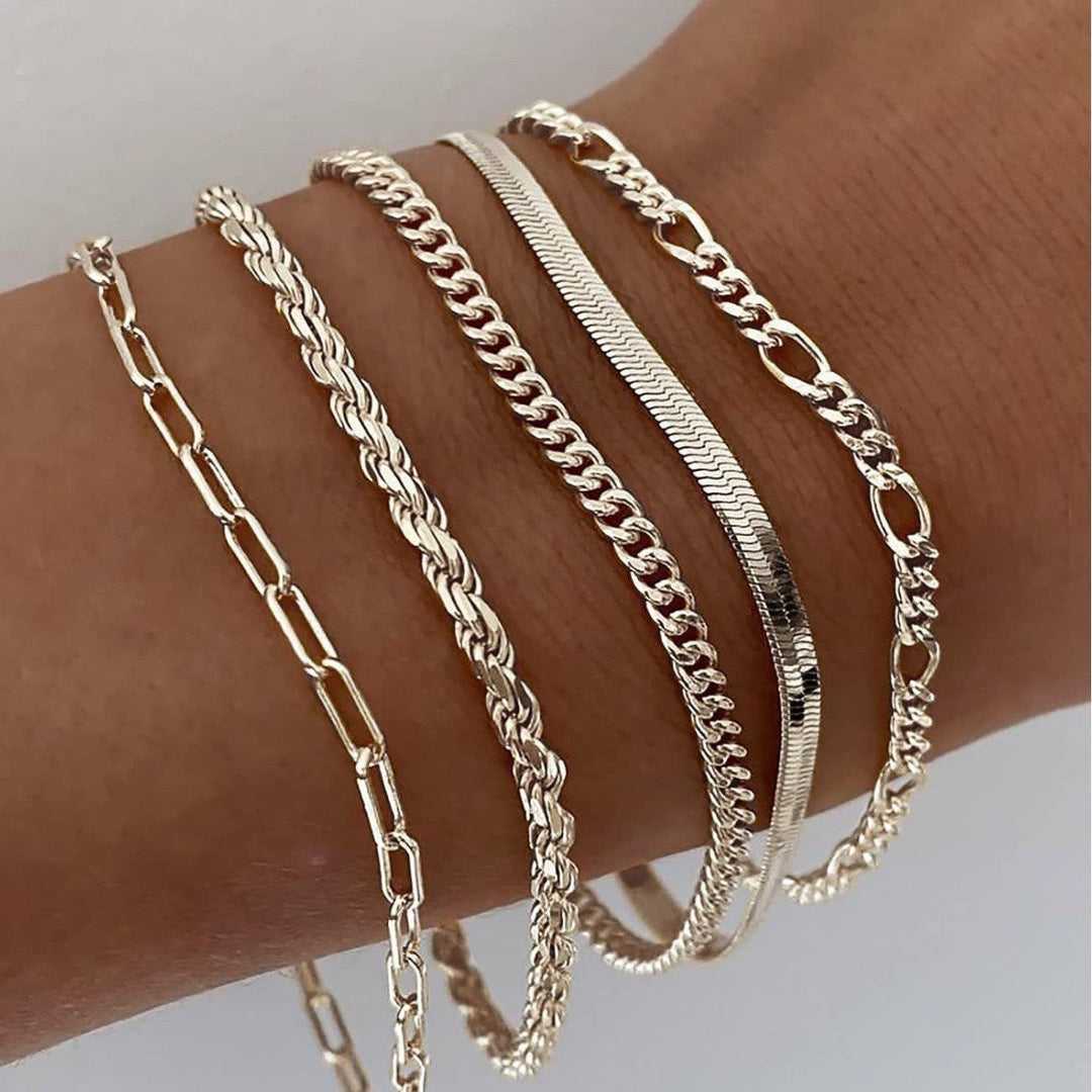 Rana™ | Gouden Armbanden Set