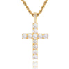 Dorien™ | Gouden Kruisketting met Steentje