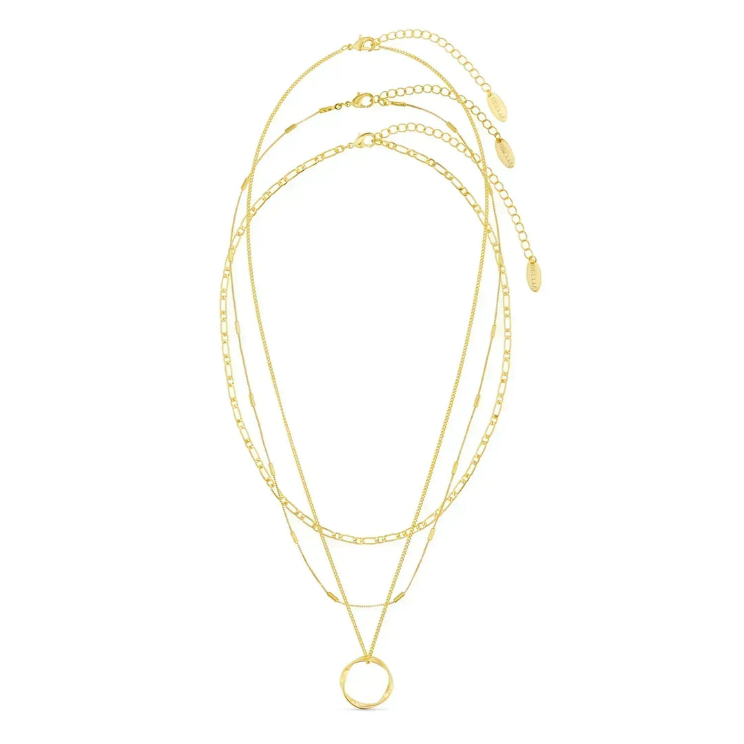 Birgit™ | Gouden Ketting met Open Cirkel