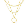 Birgit™ | Gouden Ketting met Open Cirkel