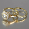 Renée™ | Goud en Blauwe Ringenset