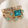 Dirkje™ | Blauwe Ringenset