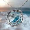 Naomi™ | Golfketting met Blauwe Kristallen