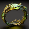 Anna™ | Ring met Groene Opaal