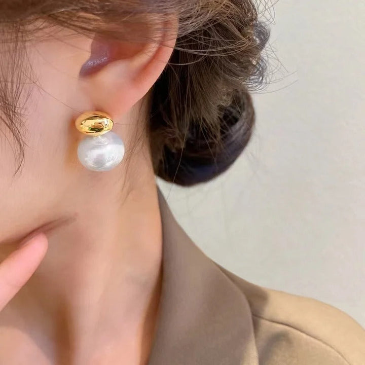 Ineke™ | Parel Oorbellen
