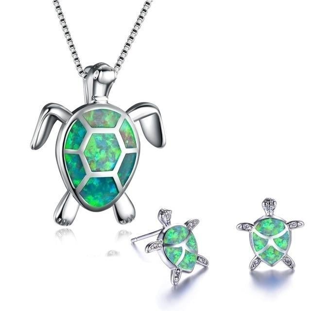 Willy™ | Zeeschildpad Sieraden Set