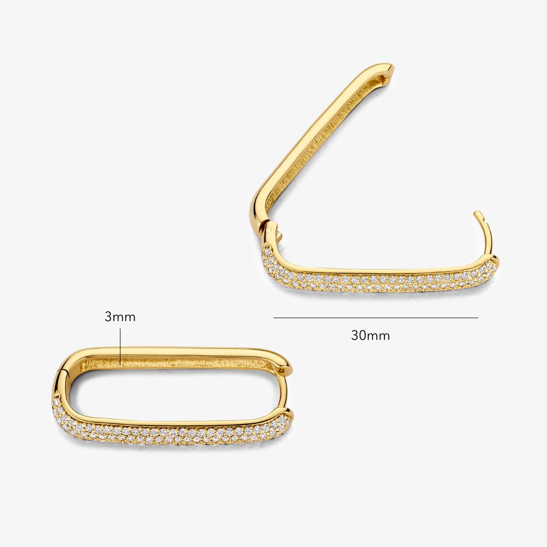Gerda™ | Grote Gouden Hoepel Oorbellen